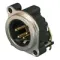 Neutrik NC4MBH панельный разъем XLR male серии B. горизонт. установка на ПП
