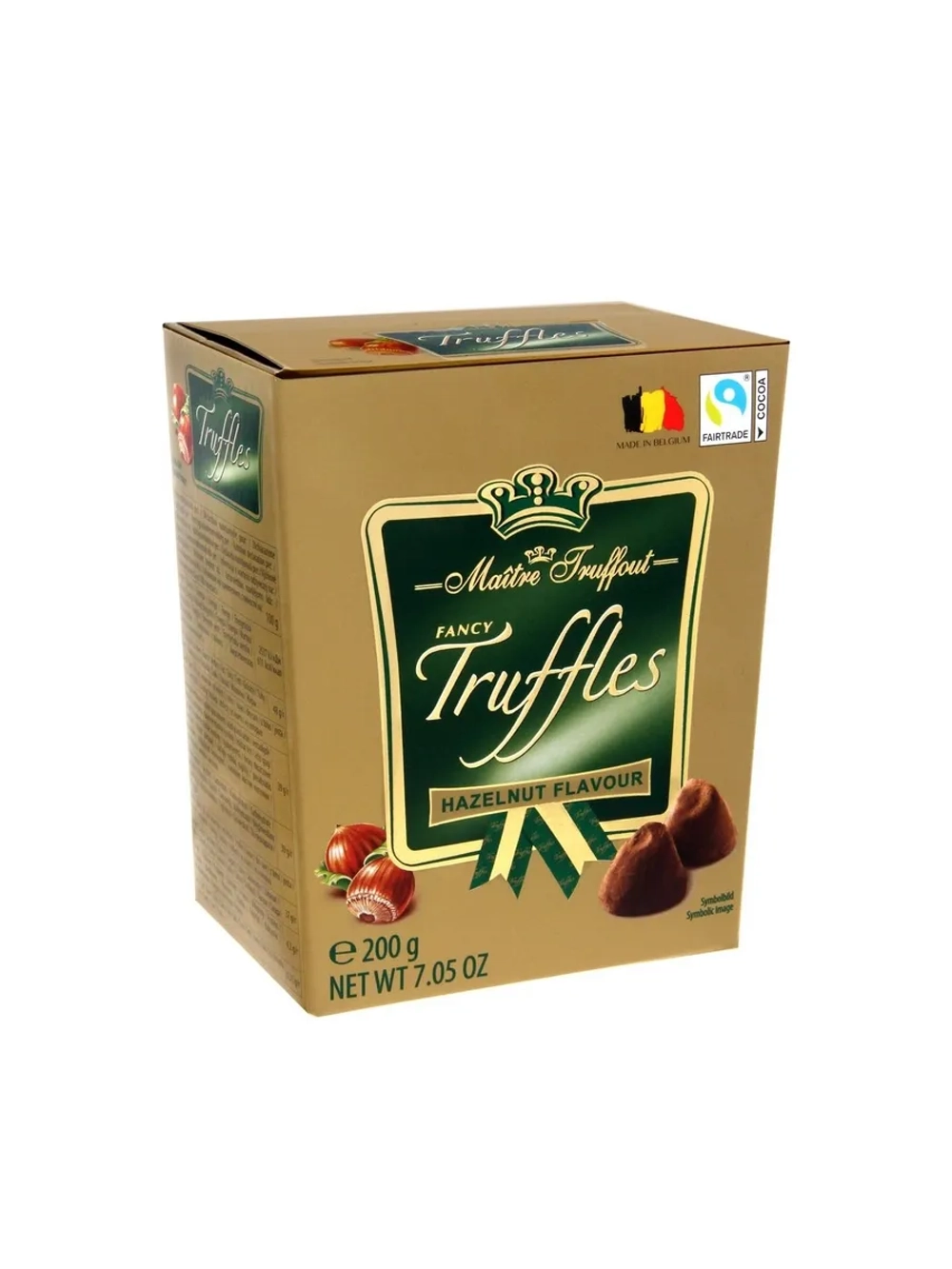 Maitre Truffout, шоколадный трюфель с ореховой начинкой 200г