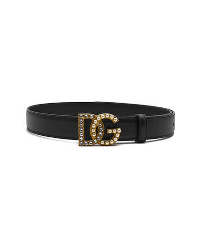 кожаный ремень Dolce & Gabbana - черный(BE1577 AQ339)