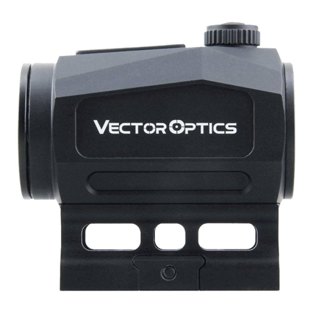 Коллиматорный прицел Vector Optics Scrapper 1x25 GenII (закрытый, объектив 25мм, 2 МОА, метка красная, weaver, IP67)