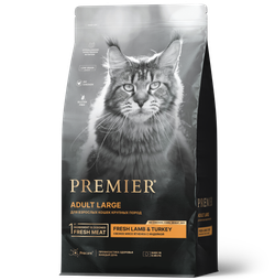 Premier Корм для кошек крупных пород с Ягненком и Индейкой