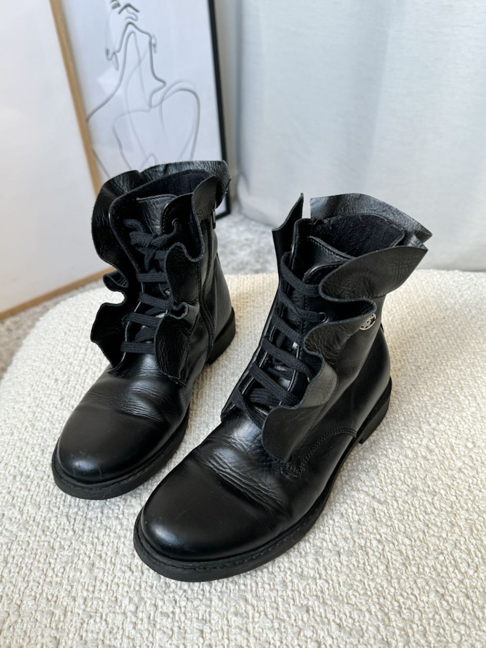 Кожаные ботинки Miss Blumarine, 34