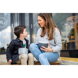 Контейнер для хранения продуктов CONNECT M Organic 1л серый Koziol