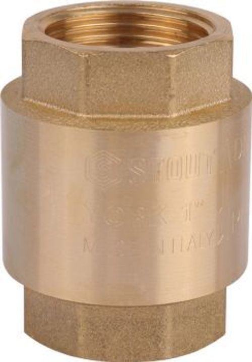 Клапан обратный  3/4"STOUT  пласт 4086