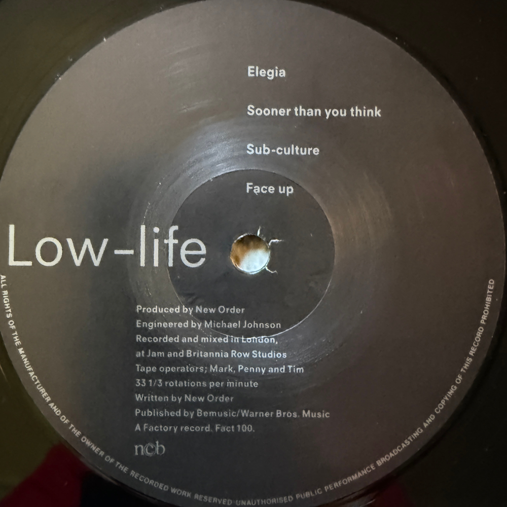 New Order ‎– Low-Life (Швеция 1985г.)