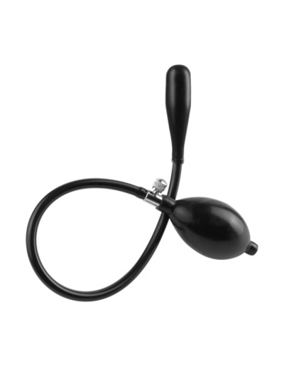 Надувной анальный расширитель Inflatable Silicone Ass Expander (Цвет: черный)