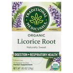 Traditional Medicinals, корень органической солодки, без кофеина, 16 чайных пакетиков, 24 г (0,85 унции)