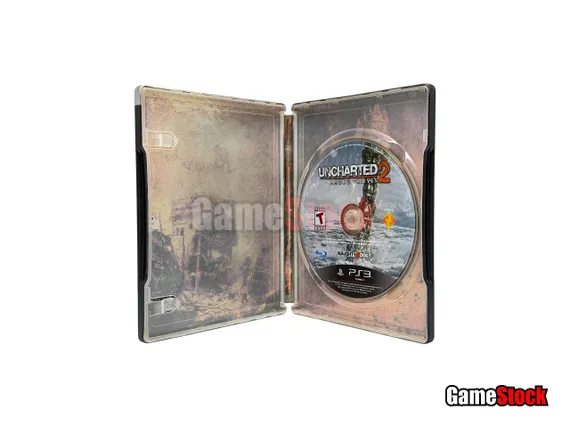 PS3 Uncharted 2: Among Thieves Steelbook (Б/У, Полностью на русском языке, BPSS-061650/BCUS-98123)