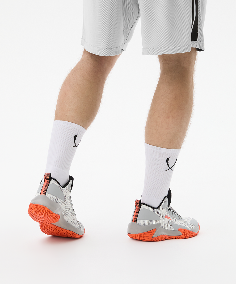 Кроссовки баскетбольные JÖGEL Playmaker, серый/оранжевый