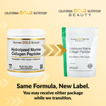 California Gold Nutrition, гидролизованные пептиды морского коллагена, без добавок, 200 г