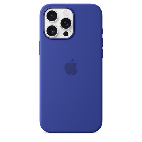 Силиконовый чехол Apple для iPhone 16 Pro Max с MagSafe Ультрамарин