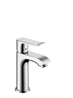 Hansgrohe Metris Смеситель для маленькой раковины 100, однорычажный, со сливным гарнитуром 31088000