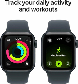 Умные часы Apple Watch SE 3 GPS 44 мм, Midnight Aluminium, Midnight Sport Band, S/M