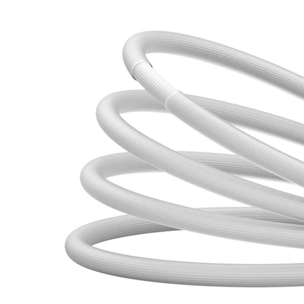 USB-A - Lightning Кабель Baseus CoolPlay Charging+Data 2.4A 2m - White