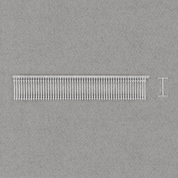 Держатели этикеток к этикет пистолету 12 мм, 5000 шт, прозрачный, Micron TPS-01