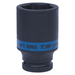 KING TONY (643541M) Головка торцевая ударная глубокая шестигранная 3/4", 41 мм