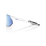 Спортивные очки 100% HYPERCRAFT SQ Soft Tact White - HiPER Blue Mirror Lens