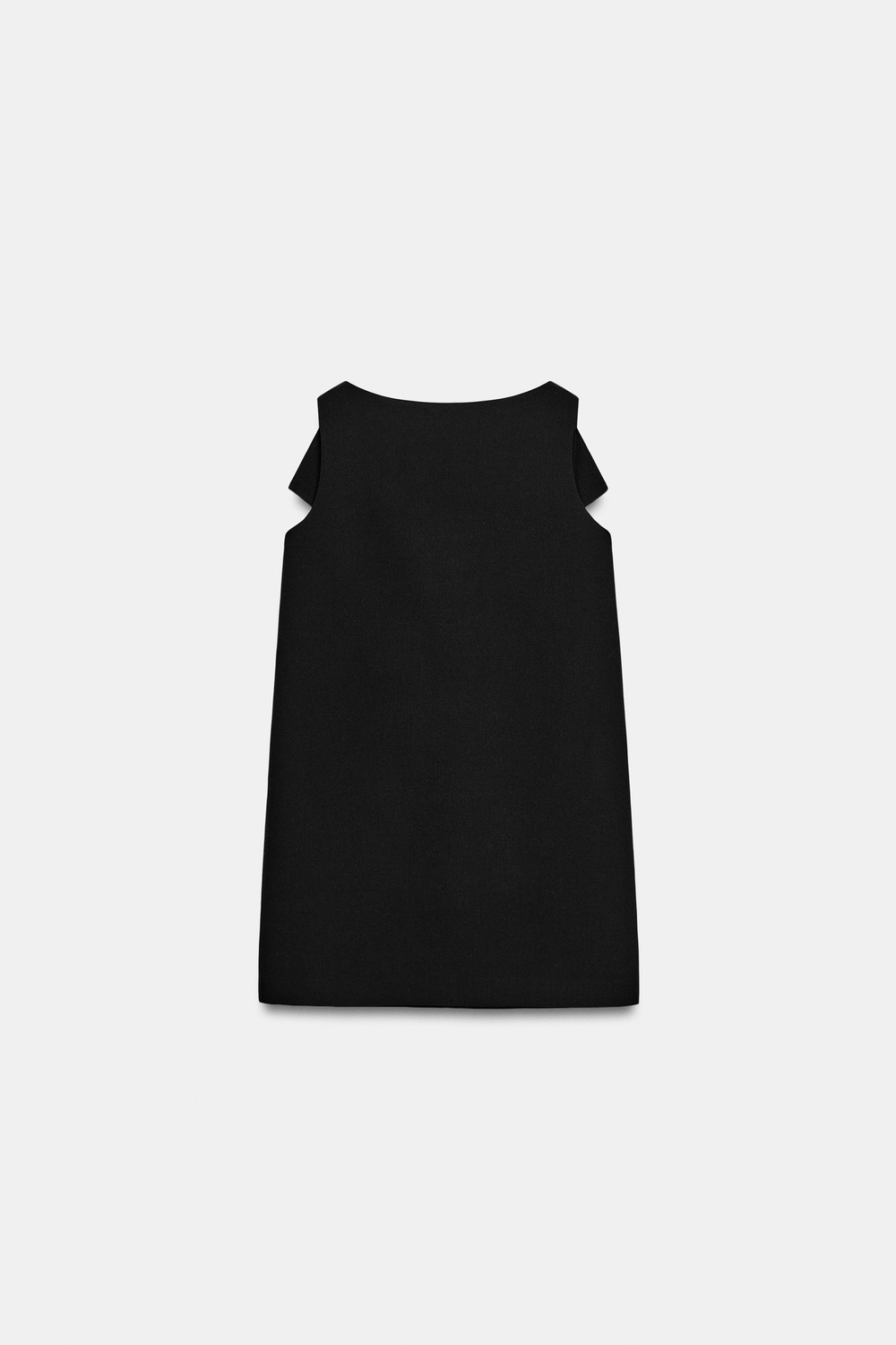 ZARA КОРОТКОЕ ПЛАТЬЕ — ZW COLLECTION, ЧЕРНЫЙ