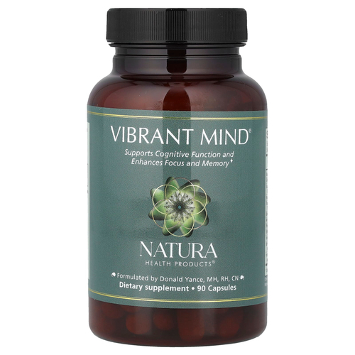 Natura Health Products, Vibrant Mind®, 90 капсул