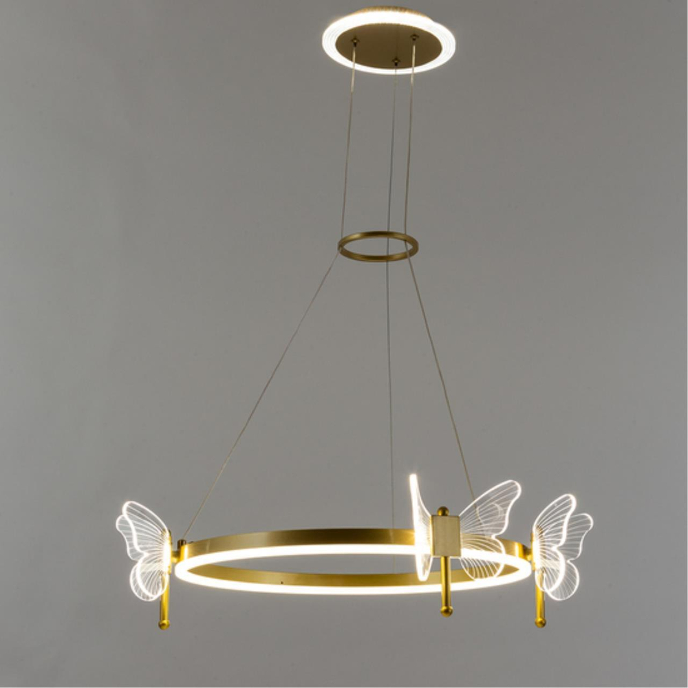 Подвесная светодиодная люстра Arte Lamp DARCY A2187LM-1GO
