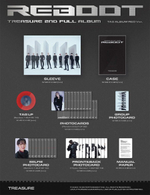 Альбом TREASURE - REBOOT 2nd Album YG TAG 4 Version SET