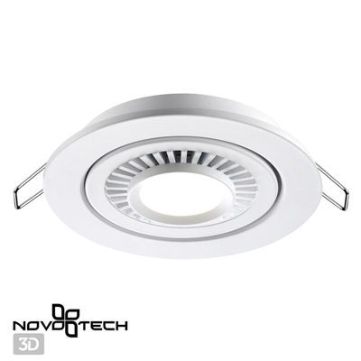 358815 SPOT NT21 530 белый Светильник встраиваемый светодиодный IP20 LED 9W 770Лм 4000K 220V GESSO