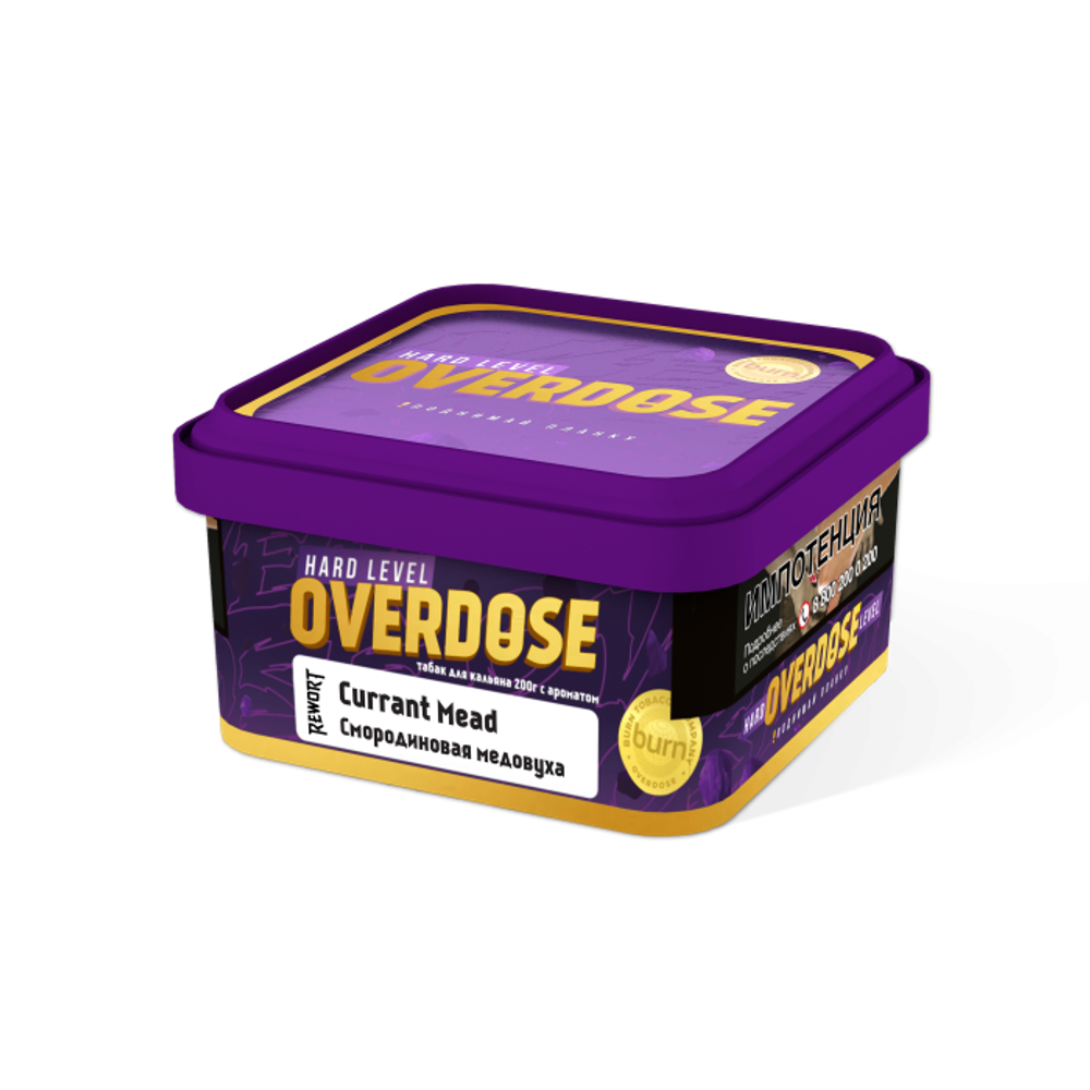 Overdose 200гр. Currant Mead (Смородиновая медовуха)