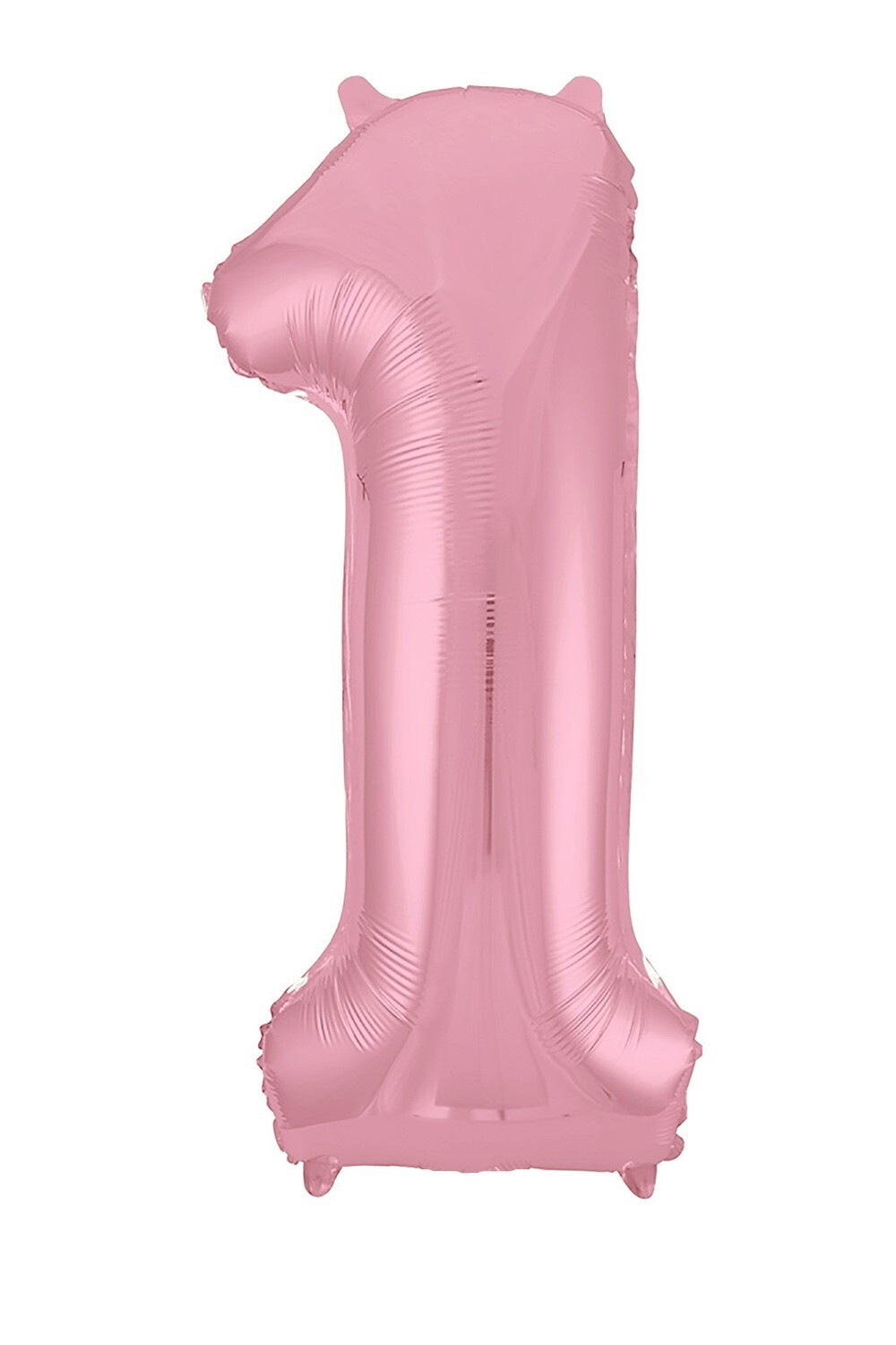 Р Цифра 1 Slim Розовый фламинго (40''/102 см)