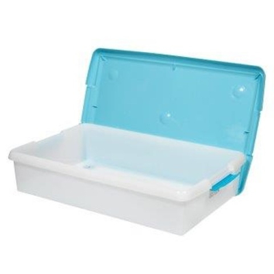 IRIS Короб для хранения THIN BOX UG-725 белый/голубой /6