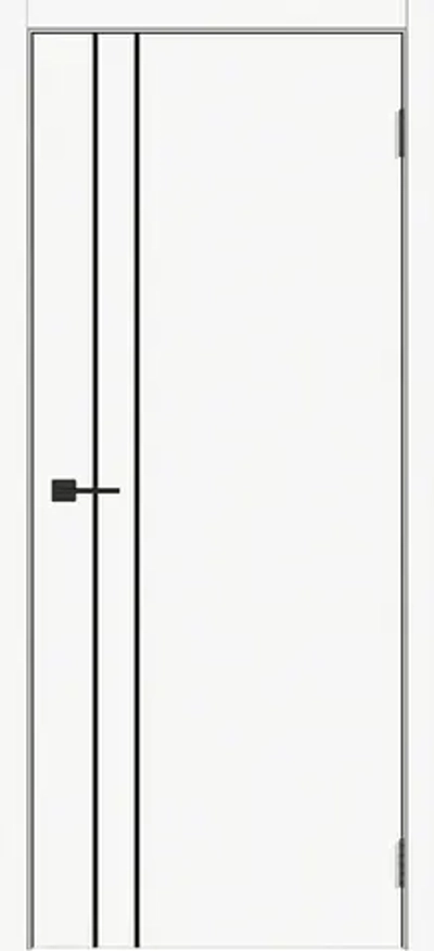 444 — Белый ЭВО ПЭТ, 2000х800, Глухая (ДГ)