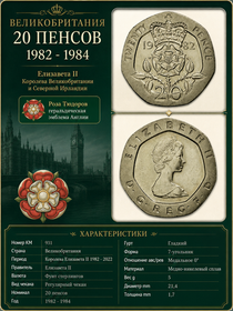 20 пенсов, 1982 - 1984