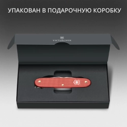 Нож перочинный Victorinox Pioneer X Alox LE 2025 Stone Red , 93 мм, 9 функций, красный, подарочная к