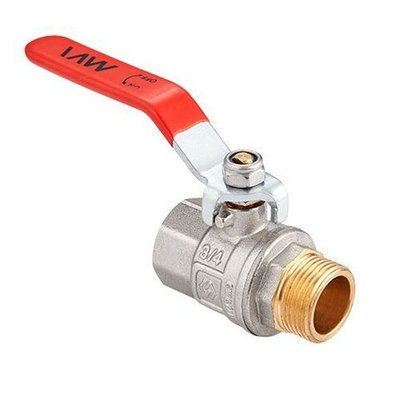 Кран шаровой прямой ручка 1" 1/4 ВР-НР MVI Premium полнопроходной BV.512.07