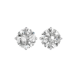 Серьги пусеты White S