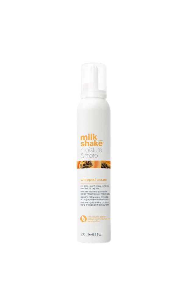 Milk_shake Moisture & More Whipped Cream 200 мл — увлажняющая пенка-сливки для волос Milk_shake Moisture & More Whipped Cream 200 мл — увлажняющая пенка-сливки для волос