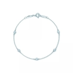 Браслет из серебра с бриллиантами по окружности , Tiffany 💎Yard 0.15ct В наличии