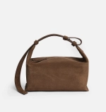Сумка из натуральной замши BOBBI medium pecan