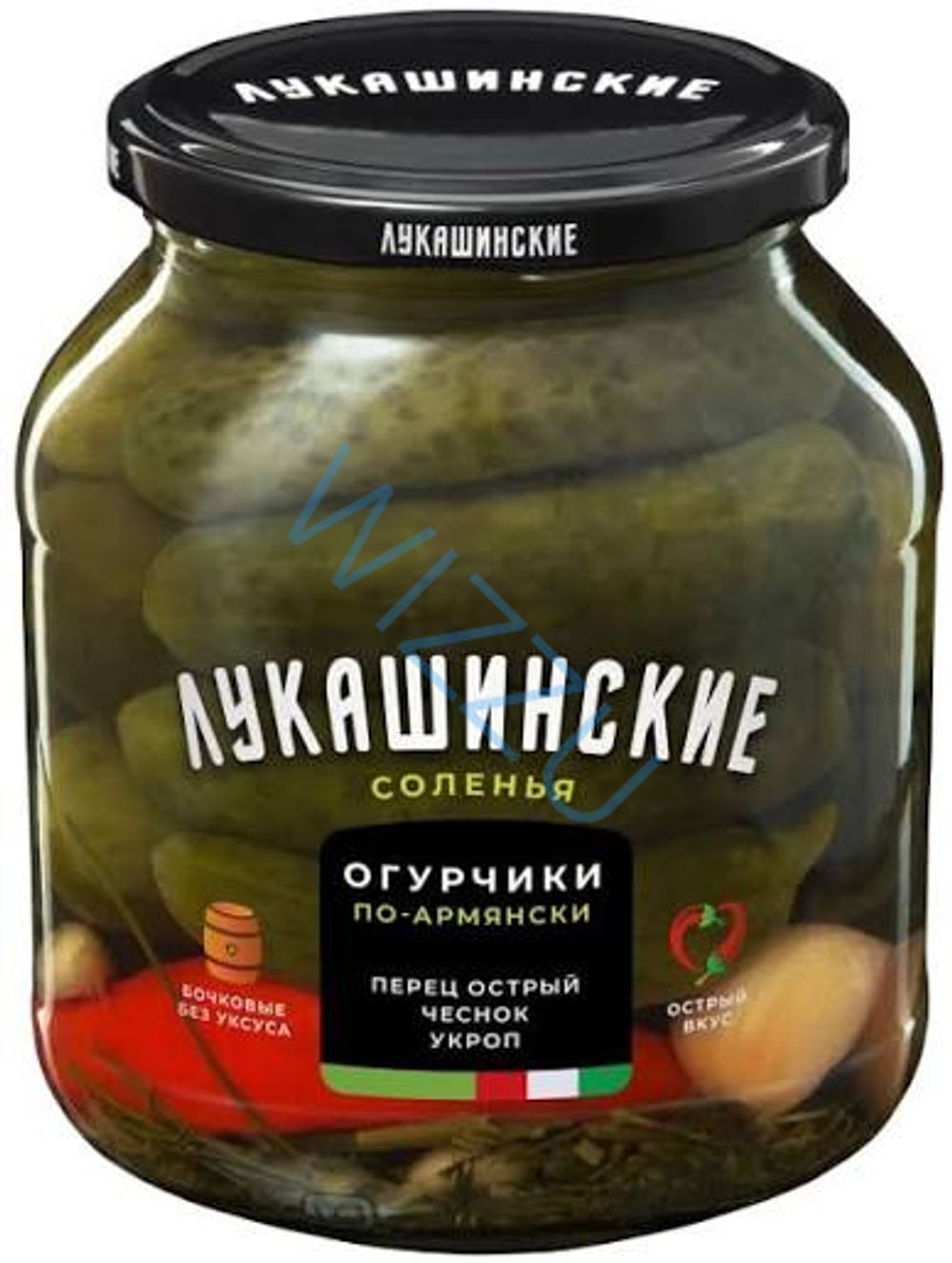 Огурчики Лукашенские Соленые консерв. по-армянски 400гр