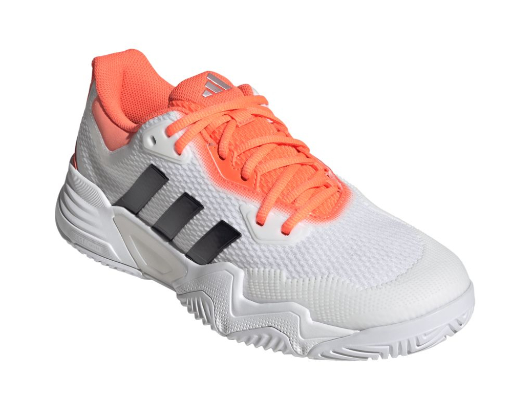 Теннисные кроссовки Adidas Solematch Control 2 M - cloud white/core black/lucid orange