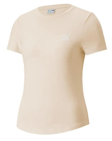 Женская теннисная футболка Puma Infuse Slim Tee - белый