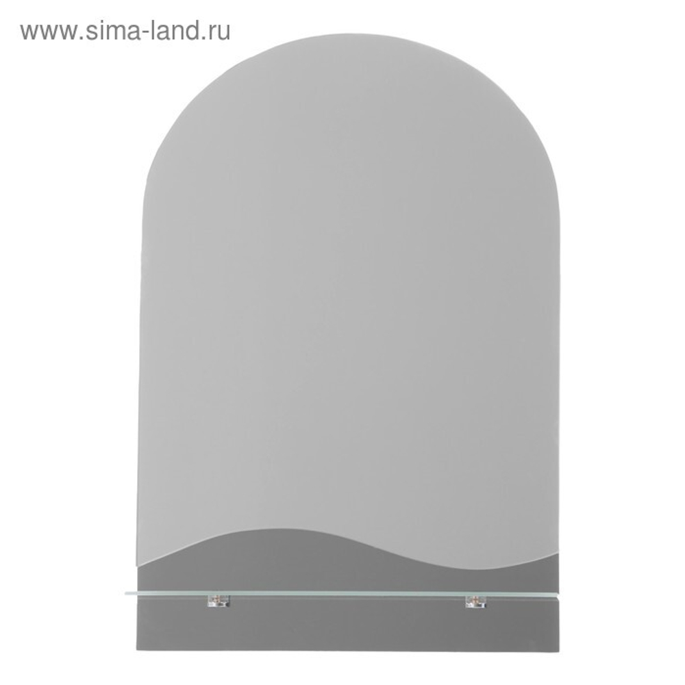 Зеркало Баунти 390*585 с полкой В 022