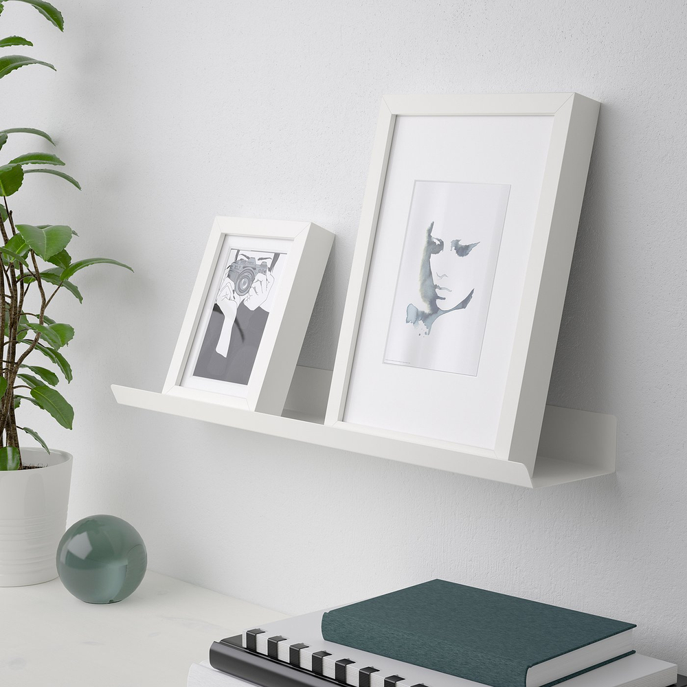 IKEA MALMBÄCK  (ИКЕА МАЛМБЭК)  -  Полка экспозиционная - белый 60 см