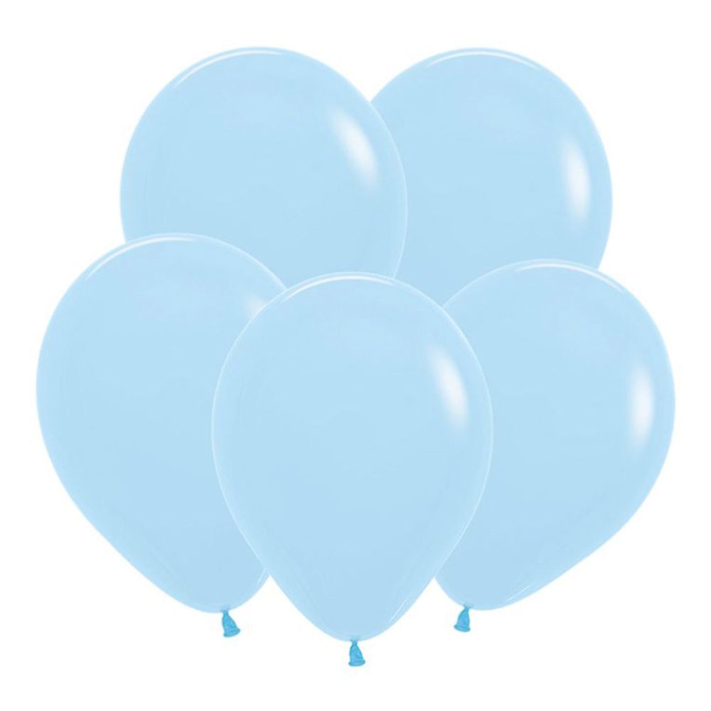 S 18" Матовый Пастель Нежно-голубой / Blue / 5 шт. S 18" Матовый Пастель Нежно-голубой / Blue / 5 шт.