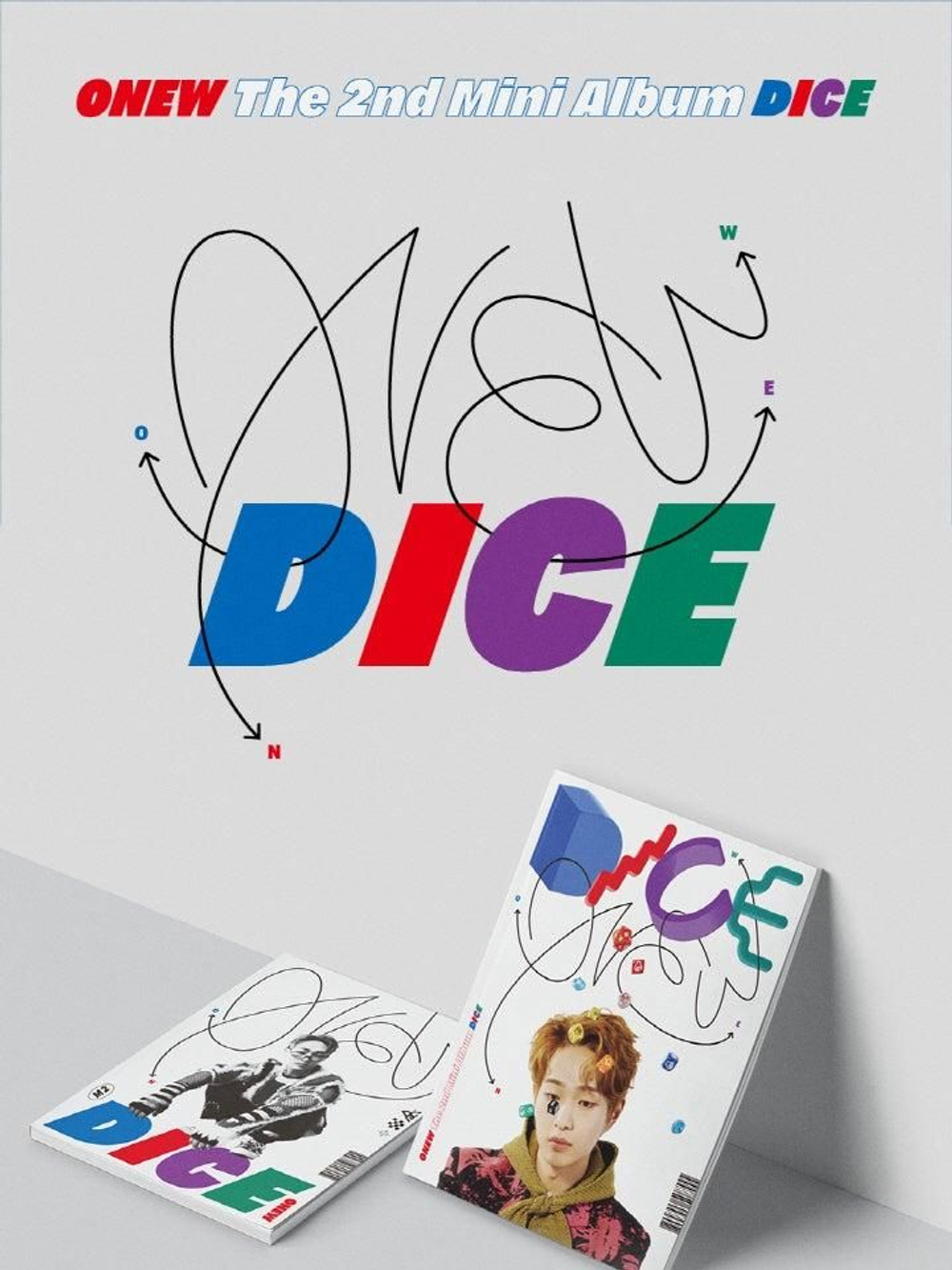 Альбом ONEW - DICE 2nd Mini Album PHOTO BOOK 2 Version SET