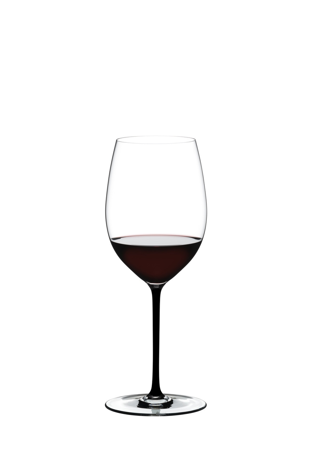 Бокал для красного вина 625мл Riedel Fatto a Mano Cabernet/Merlot с черной ножкой