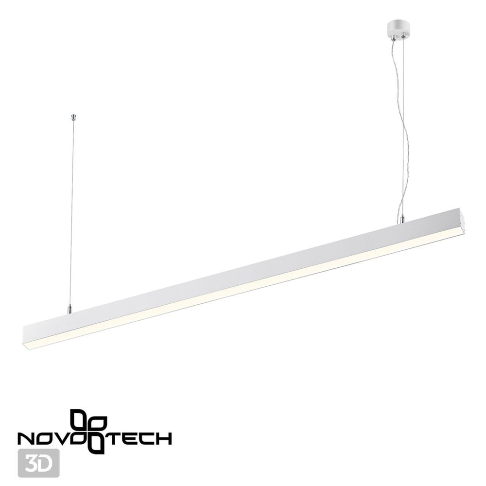 358865 OVER NT22 белый Подвесной светодиодный светильник IP20 LED 4000K 40W 220V ITER