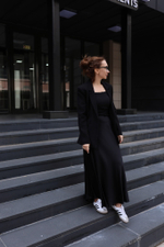 Юбка атласная Clothe в длине макси
