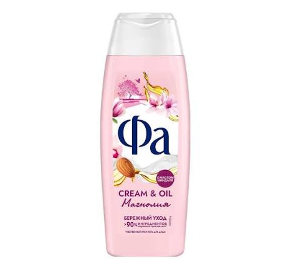 Гель-крем FA для душа CREAM OIL магнолия 250 мл
