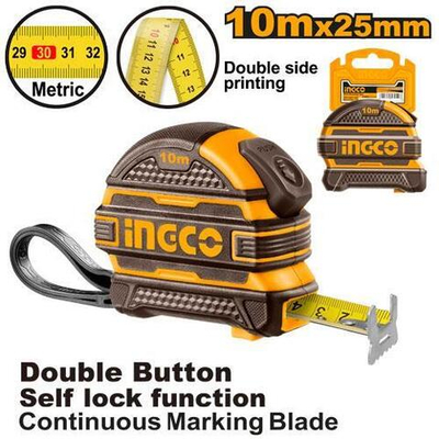 Рулетка 10х25 мм SUPER INGCO HSMT081025-1
