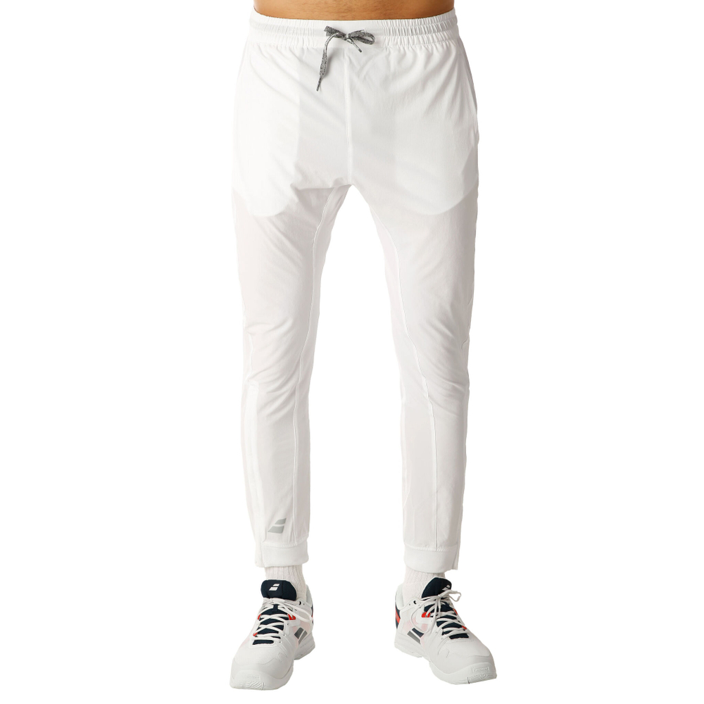 Мужские теннисные штаны Babolat Play Training Pants Men - White, Grey